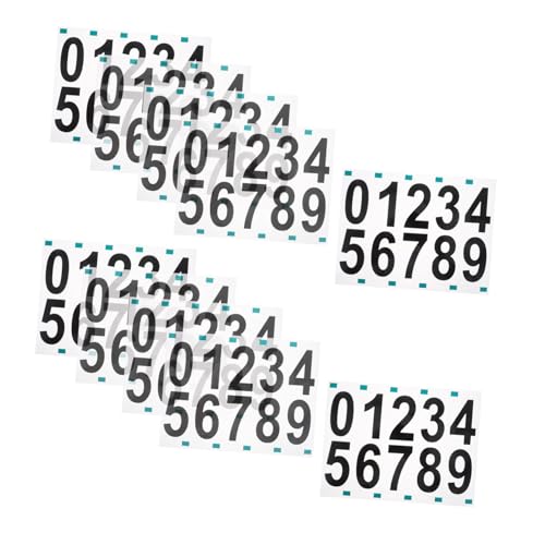 JUMPLAWN 10 Sets Garagennummernschild Mülltonnennummernaufkleber Reflektierende Adressnummern Briefkastennummernaufkleber Briefkastenaufkleber Adressaufkleber Für Briefkästen JUMPLAWN 10 Sets Garagennummernschild Mülltonnennummernaufkleber Reflektierende Adressnummern Briefkastennummernaufkleber Briefkastenaufkleber Adressaufkleber Für Briefkästen von JUMPLAWN