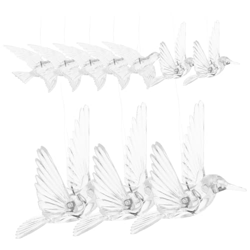 JUMPLAWN 10stücke Hängende Hummingbird Dekoration Teiliges Aus Acryl Geeignet Für Hochzeiten Partys Und Zuhause Vielseitige Ornamente Für Wände Decken Und Fenster von JUMPLAWN
