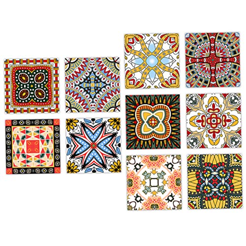 JUMPLAWN 10 Stück Fliesenaufkleber für Bad Abnehmbar und Selbstklebend zur Wand und Bodenverzierung Material mit Vintage Motivierten Designs JUMPLAWN 10 Stück Fliesenaufkleber für Bad Abnehmbar und Selbstklebend zur Wand und Bodenverzierung Material mit Vintage Motivierten Designs von JUMPLAWN