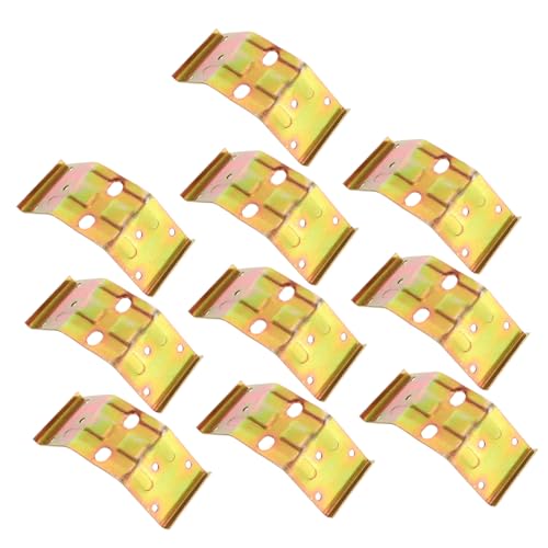 JUMPLAWN 10 Stück Teiliges Möbel eckwinkel Rostfreiem Heavy duty Verbindungselemente für Stuhl Tisch Regal ecken Einfache Montage Langlebig und Glatt für Möbelreparatur und Stabilisierung von JUMPLAWN
