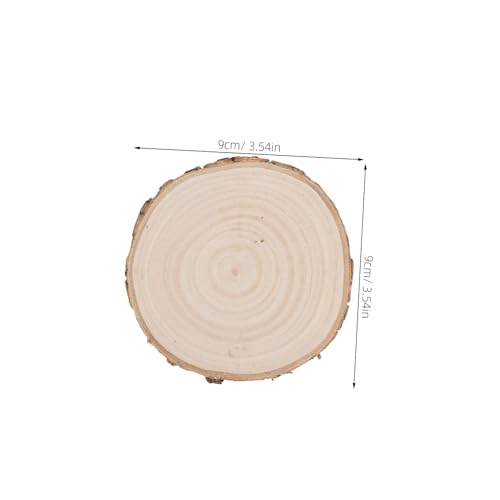 JUMPLAWN 10 Stück Teiliges Runde Holzscheiben aus Weißholz Naturbelassene DIY Holzscheiben für Basteln Malerei Miniatur Dekoration und Kreative Holzkunst JUMPLAWN 10 Stück Teiliges Runde Holzscheiben aus Weißholz Naturbelassene DIY Holzscheiben für Basteln Malerei Miniatur Dekoration und Kreative Holzkunst von JUMPLAWN