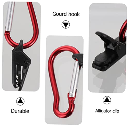JUMPLAWN 10 Stück Teiliges Winddichte Zeltplane Clips Starke Krokodilzähne für Sichere Befestigung von Campingzelten Planen Markisen und Outdoor Tarps von JUMPLAWN