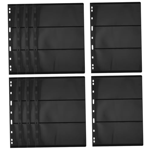 JUMPLAWN 10stücke Teiliges Von Stempelseiten Für Briefmarkenalben Doppelseitige Innenblätter Schutz Für Lose Briefmarken Und Kartenhalter von JUMPLAWN