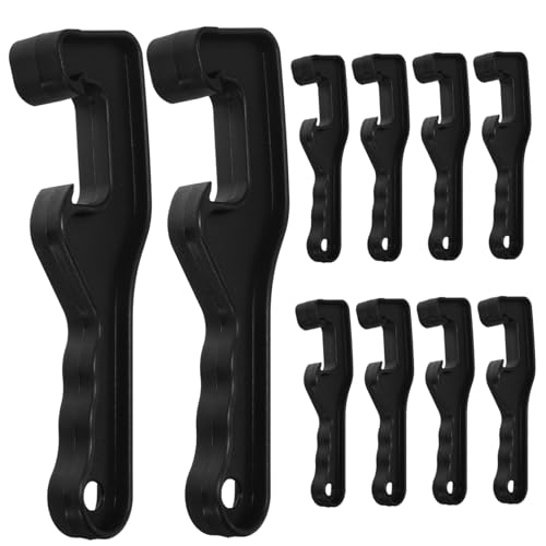 JUMPLAWN 10Stücke Eimeröffner Wiederverwendbare zum Einfachen Entfernen von Eimerdeckeln Robust Leicht für Garage Zuhause JUMPLAWN 10Stücke Eimeröffner Wiederverwendbare zum Einfachen Entfernen von Eimerdeckeln Robust Leicht für Garage Zuhause von JUMPLAWN