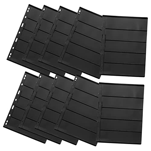JUMPLAWN 10Stücke Teiliges Stempelspeicherset aus Hochwertigem Wiederverwendbarem Material Geeignet für Aufbewahrung von Karten Briefmarken Fotos und Schützt Ihre Sammlerstücke von JUMPLAWN