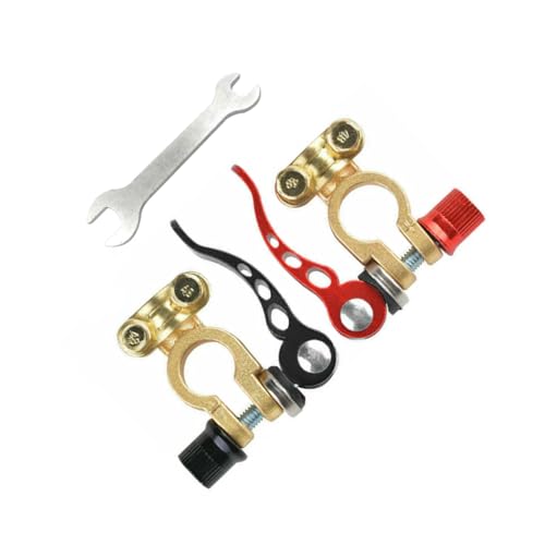 JUMPLAWN 1Satz Autobatterie Messing Pile Batterie Anschlussklemmen mit Wrench Schnellverschluss Einstellbare Verbindung für Auto Wohnmobile Lkw Schiffe Hohe Elektrische JUMPLAWN 1Satz Autobatterie Messing Pile Batterie Anschlussklemmen mit Wrench Schnellverschluss Einstellbare Verbindung für Auto Wohnmobile Lkw Schiffe Hohe Elektrische von JUMPLAWN