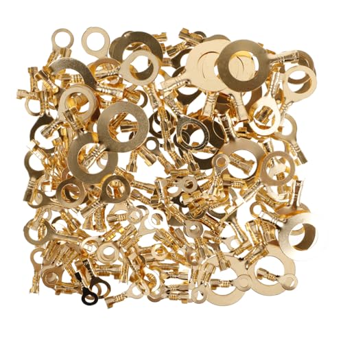 JUMPLAWN 1Satz Ringkabelschuhe Hochtemperaturbeständige Kabelverbindung Installieren für Verschiedene Drahtgrößen Geeignet JUMPLAWN 1Satz Ringkabelschuhe Hochtemperaturbeständige Kabelverbindung Installieren für Verschiedene Drahtgrößen Geeignet von JUMPLAWN