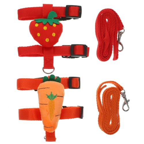 JUMPLAWN 2sätze Teiliges Set Für Kaninchen Verstellbares Geschirr Und Leine Für Haustiere Dekoratives Bunny Geschirr Sicher Und Bequem Für Innen Und Außeneinsätze Zufälliger Stil JUMPLAWN 2sätze Teiliges Set Für Kaninchen Verstellbares Geschirr Und Leine Für Haustiere Dekoratives Bunny Geschirr Sicher Und Bequem Für Innen Und Außeneinsätze Zufälliger Stil von JUMPLAWN