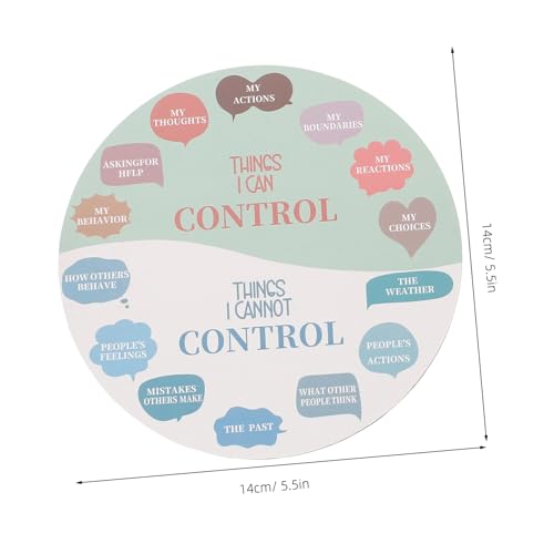 JUMPLAWN 2 Stück Emotion Wheel Dekoration mit Ständer Farbenfrohes Gefühlsrad für Büro und Zuhause Kreative Psychische Gesundheits dekoration Handliches Design Stilvolles Desktop JUMPLAWN 2 Stück Emotion Wheel Dekoration mit Ständer Farbenfrohes Gefühlsrad für Büro und Zuhause Kreative Psychische Gesundheits dekoration Handliches Design Stilvolles Desktop von JUMPLAWN