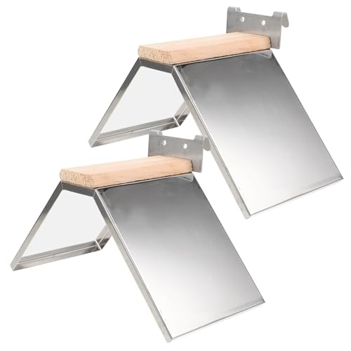 JUMPLAWN 2 Stück Tauben Sitzstangen aus Robustem Eisen und Holz Stabile Vogelstange Ausruhen für Tauben Papageien und Mittelgroße Vögel Kippsicher und Langlebig JUMPLAWN 2 Stück Tauben Sitzstangen aus Robustem Eisen und Holz Stabile Vogelstange Ausruhen für Tauben Papageien und Mittelgroße Vögel Kippsicher und Langlebig von JUMPLAWN