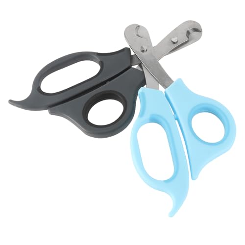 JUMPLAWN 2 Stück Teiliges Katzen Nageltrimmer aus mit Ergonomischem Griff Professionelles Krallenpflege Tool für Haustiere Geeignet für Katzen und Kleintiere von JUMPLAWN