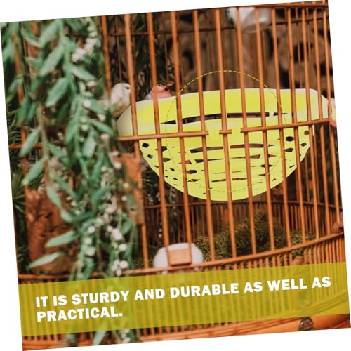 JUMPLAWN 2 Stück Teiliges Papageien Brutnest aus Robustem Material Praktisch und Verschleißfest Geeignet für Kleine Vögel Pflegeleichtes Vogelnest mit Hoher Tragfähigkeit Zufällige Farbe von JUMPLAWN