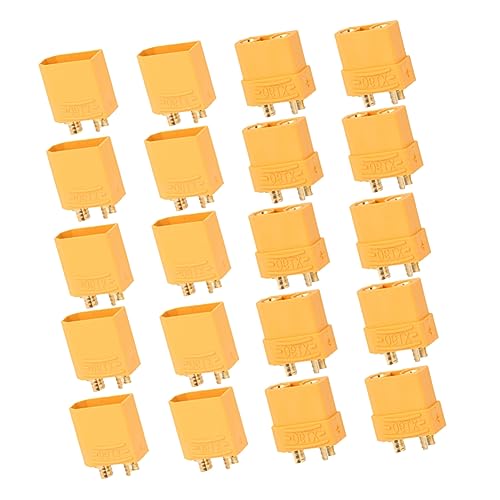 JUMPLAWN 20Stücke Stecker Buchsen für Modellflugzeuge Hohe Leitfähigkeit Flammschutz Einfach zu Verwenden für Rc Lipo Batterien Robustes Design JUMPLAWN 20Stücke Stecker Buchsen für Modellflugzeuge Hohe Leitfähigkeit Flammschutz Einfach zu Verwenden für Rc Lipo Batterien Robustes Design von JUMPLAWN