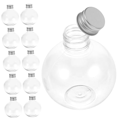 JUMPLAWN 25stücke Klare Kunststoffflaschen Runde Bulb Flaschen Für -kunsthandwerk Hochzeiten Und Partys Füllbare Transparente Flaschen Mit Schraubverschluss Für Kreative Dekorationen JUMPLAWN 25stücke Klare Kunststoffflaschen Runde Bulb Flaschen Für -kunsthandwerk Hochzeiten Und Partys Füllbare Transparente Flaschen Mit Schraubverschluss Für Kreative Dekorationen von JUMPLAWN
