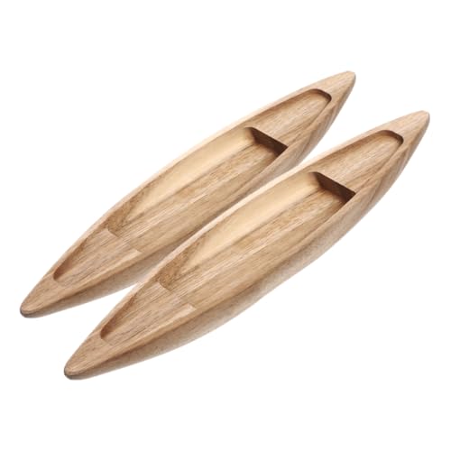 JUMPLAWN 2stücke Holzboot Modell Schwimmende Aquarien Dekoration DIY Holzkünstler Boot Ornament Für Büro Und Zuhause Natürliche Holzboot Modelle Mit Rustikalem Charme von JUMPLAWN