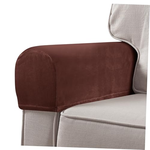 JUMPLAWN 2stücke Bezug Elastische Armlehnenbezüge Für Sofas Strapazierfähig Schmutzabweisend Passend in Kaffee JUMPLAWN 2stücke Bezug Elastische Armlehnenbezüge Für Sofas Strapazierfähig Schmutzabweisend Passend in Kaffee von JUMPLAWN