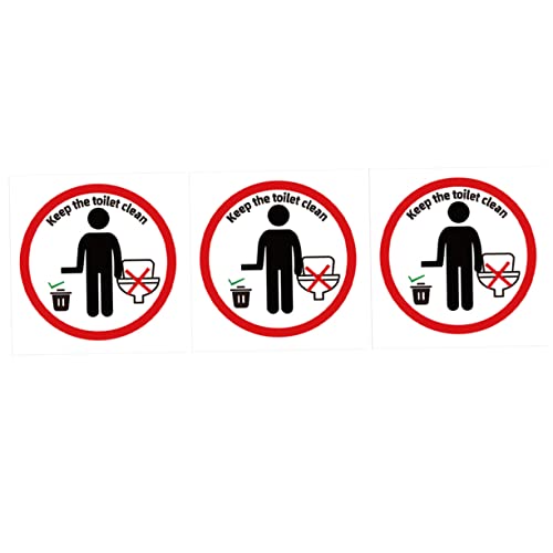 JUMPLAWN 3Blätter Toilettensitz Aufkleber Dekorative Wandtattoos für Badezimmer Abnehmbar und Wiederverwendbar Geeignet für Glatte Oberflächen Langlebig und Sicher von JUMPLAWN