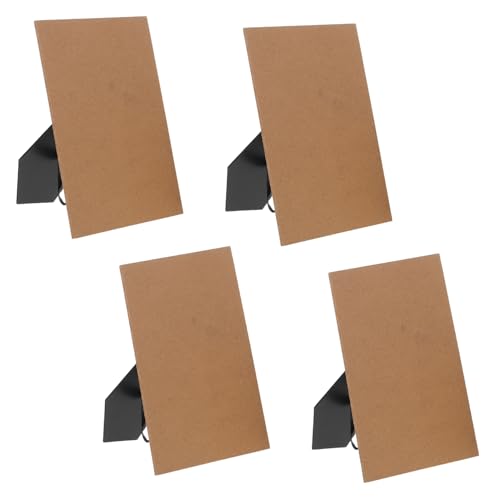 JUMPLAWN 4 Stück Schwarz Easel Rückwand für Bilderrahmen Diy Rückwand für Fotokunst Tisch Easel für Vertikale oder Horizontale Anzeige und Elegant JUMPLAWN 4 Stück Schwarz Easel Rückwand für Bilderrahmen Diy Rückwand für Fotokunst Tisch Easel für Vertikale oder Horizontale Anzeige und Elegant von JUMPLAWN