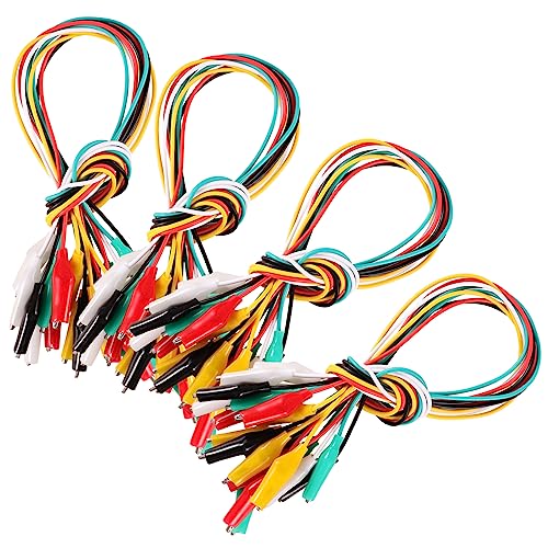 JUMPLAWN 40Stücke Krokodilklemmen Testleitungen Doppelseitiges Überbrückungskabel Robuste Isolierung für Elektromontage Digitale Prüfungen Vielseitig Einsetzbar JUMPLAWN 40Stücke Krokodilklemmen Testleitungen Doppelseitiges Überbrückungskabel Robuste Isolierung für Elektromontage Digitale Prüfungen Vielseitig Einsetzbar von JUMPLAWN