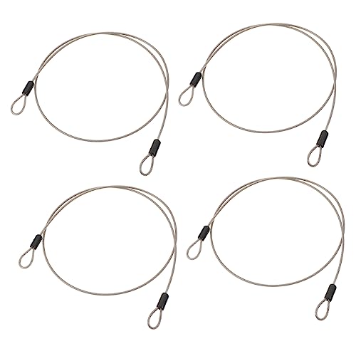 JUMPLAWN 4Stücke Drähte Ummantelte Kabel für Außennutzung Flexibel und Korrosionsbeständig für Hängesysteme Hundeleinen und Sportgeräte JUMPLAWN 4Stücke Drähte Ummantelte Kabel für Außennutzung Flexibel und Korrosionsbeständig für Hängesysteme Hundeleinen und Sportgeräte von JUMPLAWN