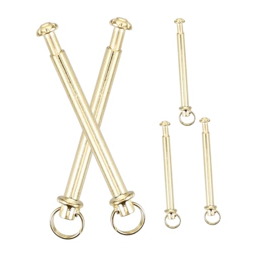 JUMPLAWN 5 Sets Fächernagel Zubehör Handgefertigtes Fächermutter Nagel Fächer Kit Wiederverwendbare Fächermuttern Nieten Für Handgefertigtes Goldenes Eisen von JUMPLAWN