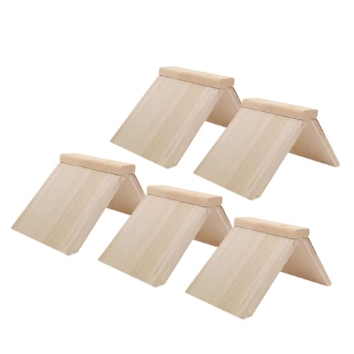 JUMPLAWN 5 Stück Teiliges Holz Vogel Sitzstangen Natürliches Glattes für Tauben Papageien Sichere Sitzplätze für Kleine Vögel von JUMPLAWN
