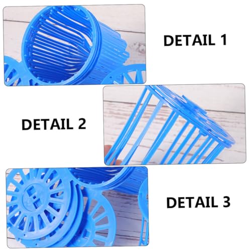 JUMPLAWN 8 Stück Teiliges Parrot Food Basket aus Kunststoff Einfacher Befestigungsclip für Vogelkäfig Tragbarer Obst und Gemüsehalter zur Praktischen Fütterung von Sittichen und Papageien von JUMPLAWN