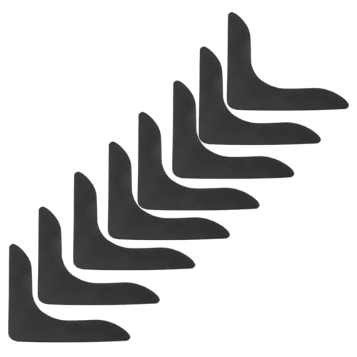 JUMPLAWN 8 Stück Waschbare Teppichaufkleber rutschfeste Teppichbänder für Fliesen und Holzfußböden Wiederverwendbare Teppichgreifer Antirutsch Unterlagen für Möbel und Matten von JUMPLAWN