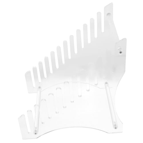 JUMPLAWN Acryl Vinyl Record Display Rack Transparente Cd Schallplattenablage Mit Stabiler Konstruktion Für Büro Schule Und Zuhause Praktischer Und Langlebiger Organizer Für Fotos Und Alben von JUMPLAWN