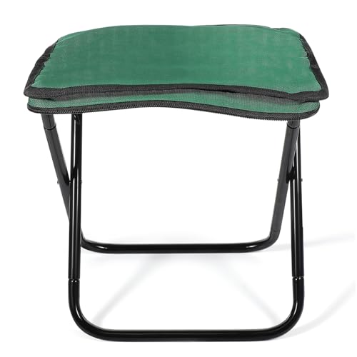 JUMPLAWN Aluminium Klapphocker Campingstuhl Leicht Tragbar Faltbar Outdoor Sitz Für Angeln Wandern Picknick Reise von JUMPLAWN
