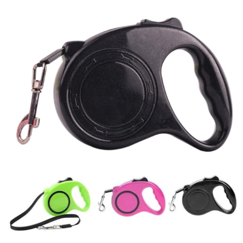 JUMPLAWN Automatische Einziehbare Hundeleine Teleskopische Zugleine mit Bremsmechanismus Große Griffschlaufe Geeignet für Kleine und Mittelgroße Hunde Komfortable Laufleine für von JUMPLAWN