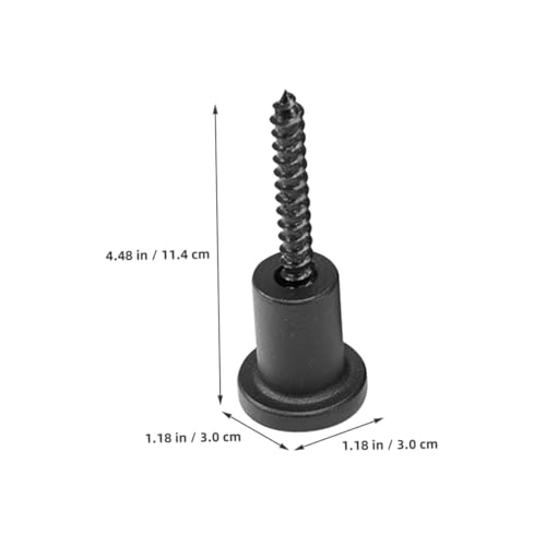 JUMPLAWN Barn Door Spacer aus Carbonstahl Langlebig und Robust Rohrschelle mit Schrauben und Dübeln Vielseitig Einsetzbar für Schiebetür Wandführung Stilvoll und Praktisch für von JUMPLAWN