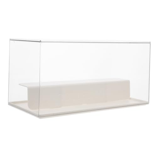 JUMPLAWN Transparente Aufbewahrungsbox für Figuren Mehrschichtige Vitrine für Actionfiguren Durchsichtiger Schaukasten mit Schutzdesign für Sammlerstücke von JUMPLAWN