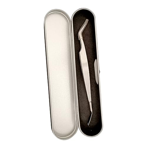 JUMPLAWN Edelstahl Zeckenpinzette für Hunde mit Ergonomischem Griff und Aufbewahrungsbox Langlebiges Haustier Reinigungswerkzeug zur Sicheren Zeckenentfernung und Fellpflege Metallisches JUMPLAWN Edelstahl Zeckenpinzette für Hunde mit Ergonomischem Griff und Aufbewahrungsbox Langlebiges Haustier Reinigungswerkzeug zur Sicheren Zeckenentfernung und Fellpflege Metallisches von JUMPLAWN