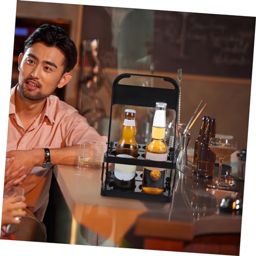 JUMPLAWN Faltbarer Bierflaschenhalter aus Bruchsicherem Material Kompakt und Praktisch als Tragbarer Getränkekorb für Picknick und Wiederverwendbar und Vielseitig Einsetzbar von JUMPLAWN