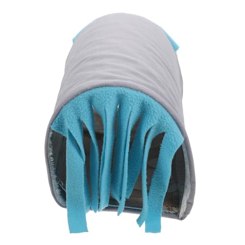 JUMPLAWN Hamster Tunnel Versteck Kleintier mit Doppelseitigem Kissen Multifunktionales Nest und Versteck für Hamster Meerschweinchen und Kleine Haustiere Blau für Haustierliebhaber JUMPLAWN Hamster Tunnel Versteck Kleintier mit Doppelseitigem Kissen Multifunktionales Nest und Versteck für Hamster Meerschweinchen und Kleine Haustiere Blau für Haustierliebhaber von JUMPLAWN