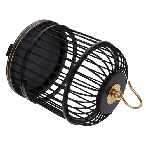 JUMPLAWN Handgefertigter Ebenholz Cricket käfig aus Naturholz Kleiner Tragbarer Insektenkäfig für Beobachtung und Naturerkundung Leicht und Kompakt von JUMPLAWN