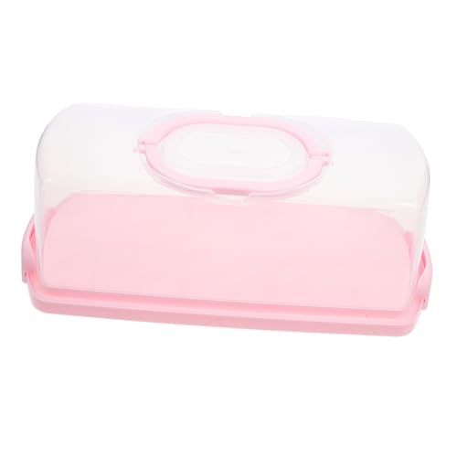 JUMPLAWN Handlicher Transparenter Brotbehälter aus Lebensmittelechtem Luftdicht Tragbar für Sandwiches Kekse Rechteckiger Kuchenretter mit Abnehmbaren JUMPLAWN Handlicher Transparenter Brotbehälter aus Lebensmittelechtem Luftdicht Tragbar für Sandwiches Kekse Rechteckiger Kuchenretter mit Abnehmbaren von JUMPLAWN