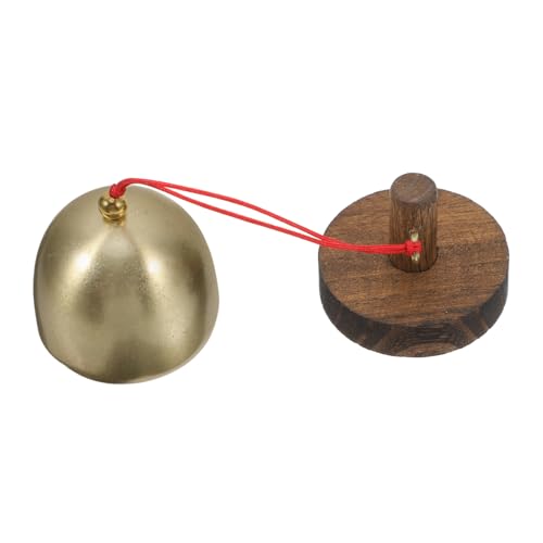 JUMPLAWN Holz Türklingel Vintage Dekorative Glocke für Türen und Kühlschränke Multifunktionale Hängende Jingle Glocke mit Messingglocke zur Verschönerung Ihres Eingangs von JUMPLAWN