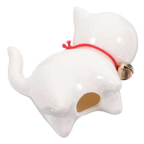 JUMPLAWN Keramik Katzenfigur Kleine Dekorative Skulptur Langlebig Pflegeleicht Kreatives Tierornament für Wohnzimmer und Schreibtisch JUMPLAWN Keramik Katzenfigur Kleine Dekorative Skulptur Langlebig Pflegeleicht Kreatives Tierornament für Wohnzimmer und Schreibtisch von JUMPLAWN