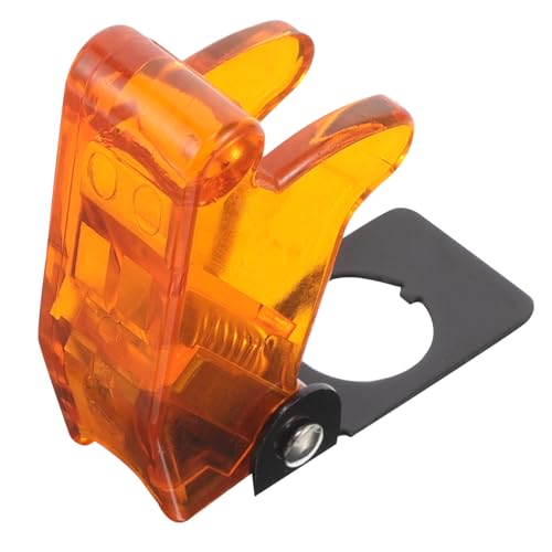 JUMPLAWN Kippschalter schutzkappe aus Kunststoff Robuste Transparente Orange Abdeckung Einfache Installation Sicherer Schutz vor Unbeabsichtigter Betätigung Vielseitig Kompatibel für JUMPLAWN Kippschalter schutzkappe aus Kunststoff Robuste Transparente Orange Abdeckung Einfache Installation Sicherer Schutz vor Unbeabsichtigter Betätigung Vielseitig Kompatibel für von JUMPLAWN