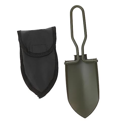 JUMPLAWN Klappbare Gartenschaufel mit Tragetasche Faltbar Rostfrei Multifunktional für Gartenarbeit Camping Outdoor Kompakt Leicht zu Transportieren Lagern von JUMPLAWN