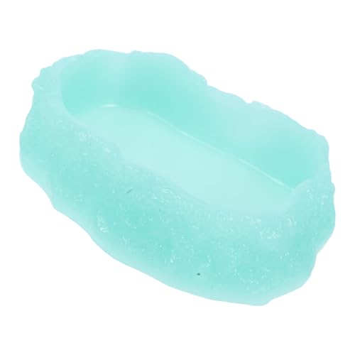 JUMPLAWN Luminöse Reptilien Wasserschale aus Strapazierfähigem Resin Kippsicher Glatt Sicher für Terrarien Futter und Wassernapf für Schildkröten Eidechsen als Dekoratives Terrarienzubehör JUMPLAWN Luminöse Reptilien Wasserschale aus Strapazierfähigem Resin Kippsicher Glatt Sicher für Terrarien Futter und Wassernapf für Schildkröten Eidechsen als Dekoratives Terrarienzubehör von JUMPLAWN