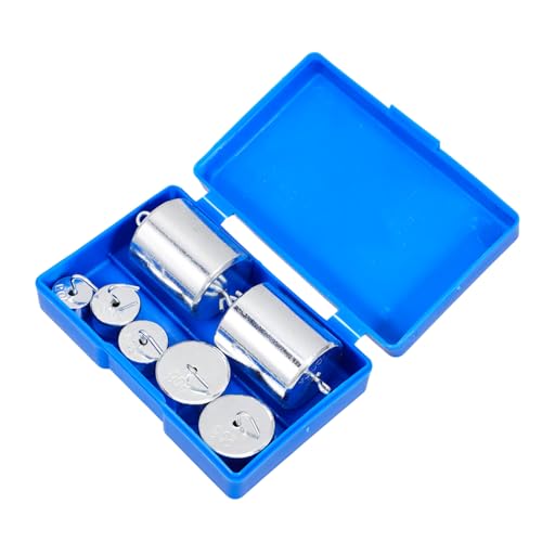 JUMPLAWN Metall Haken Gewichte Physik Experimentier Gewichte Sortiment mit Aufhänger für Labor Unterricht und Feldversuche JUMPLAWN Metall Haken Gewichte Physik Experimentier Gewichte Sortiment mit Aufhänger für Labor Unterricht und Feldversuche von JUMPLAWN