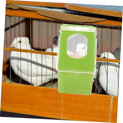 JUMPLAWN Multifunktionaler Tauben Futterspender aus Robustem Verschließbare Futterbox zum Aufhängen im Vogelkäfig Verschleißfest und Leicht zu Reinigen Geeignet für Tauben und Kleinvögel JUMPLAWN Multifunktionaler Tauben Futterspender aus Robustem Verschließbare Futterbox zum Aufhängen im Vogelkäfig Verschleißfest und Leicht zu Reinigen Geeignet für Tauben und Kleinvögel von JUMPLAWN