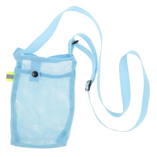 JUMPLAWN Netz Wasserflaschenhalter mit Verstellbarem Schultergurt Tragbare Umhängetasche für Wasserflaschen Flexibel und Multifunktional für Reisen und Wandern von JUMPLAWN
