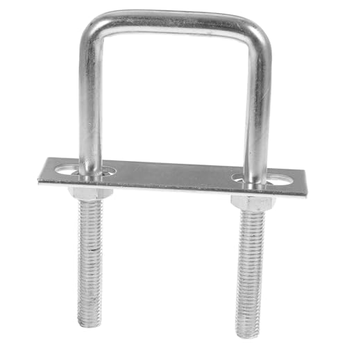 JUMPLAWN Quadratischer U Stift Verzinkter Stahl U bügel mit Hoher Härte Rostfrei für Bootsanhänger Rohrbefestigung Industrielle Anwendungen von JUMPLAWN