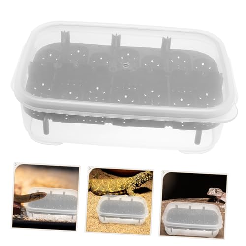 JUMPLAWN Reptilien Brutbox Fächer Lizard Hatching Box Gecko Inkubator Langlebig für Eidechsen Schildkröten Haustier Eier Inkubation Einfach zu Reinigen von JUMPLAWN