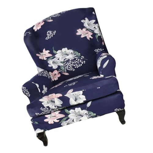 JUMPLAWN Sofabezug Aus Polyester Für Zuhause Elastischer Stuhlbezug Sitzbezug Mit Druck Langlebig Und Einfach Zu Reinigen von JUMPLAWN