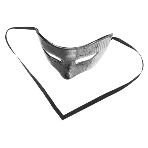 JUMPLAWN Disco Maske Für Maskenbälle Und Partys Mit Spiegelreflektierendem Design Aus Glas Gefertigt Für Bequeme Passform Für Halloween Und Karneval von JUMPLAWN